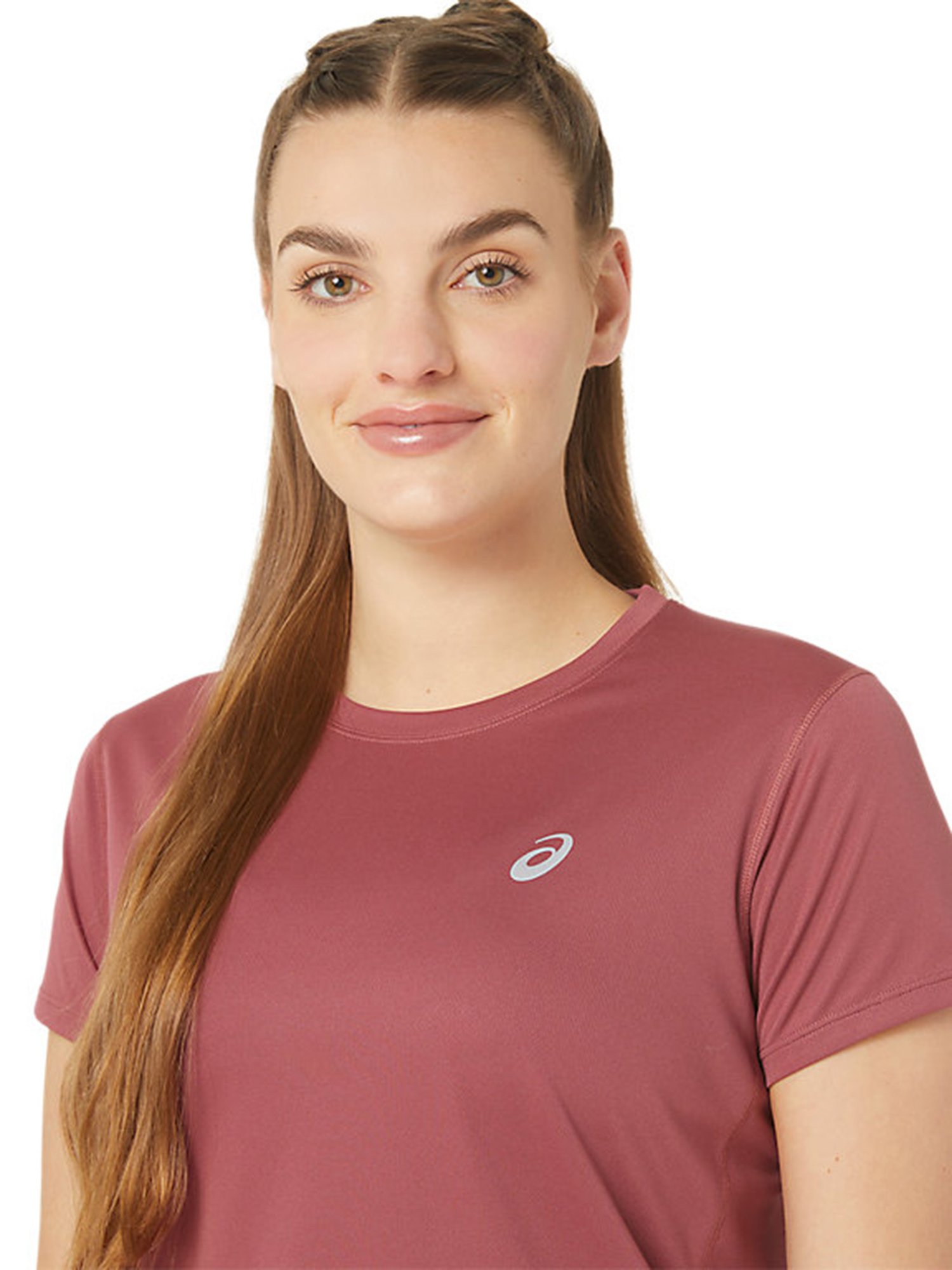 Asics Silver SS Red T-Shirt