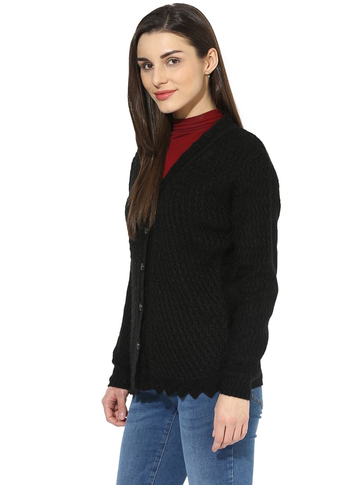 One Femme Black Cardigan