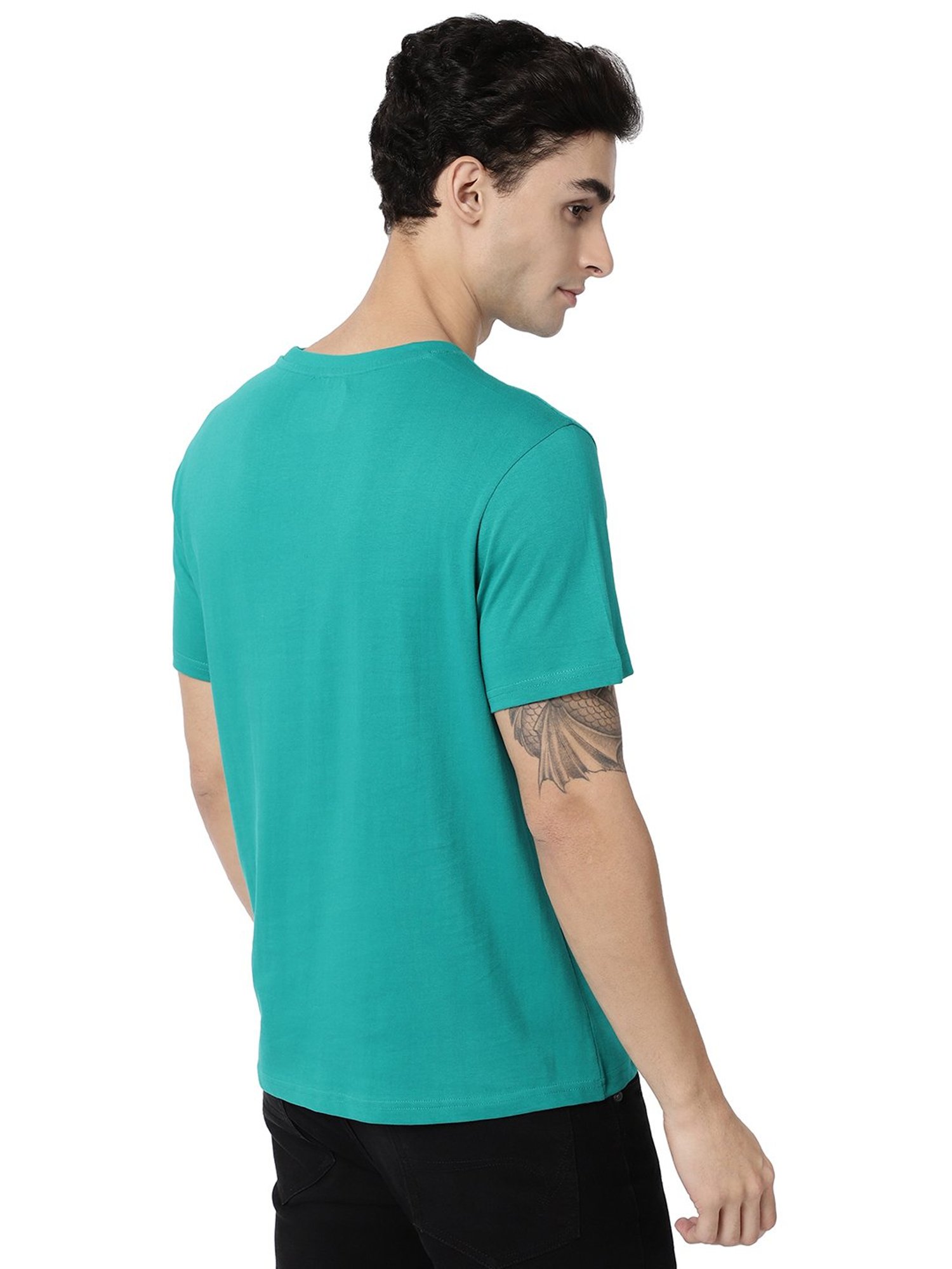 AD by Arvind Green Crew T-Shirt