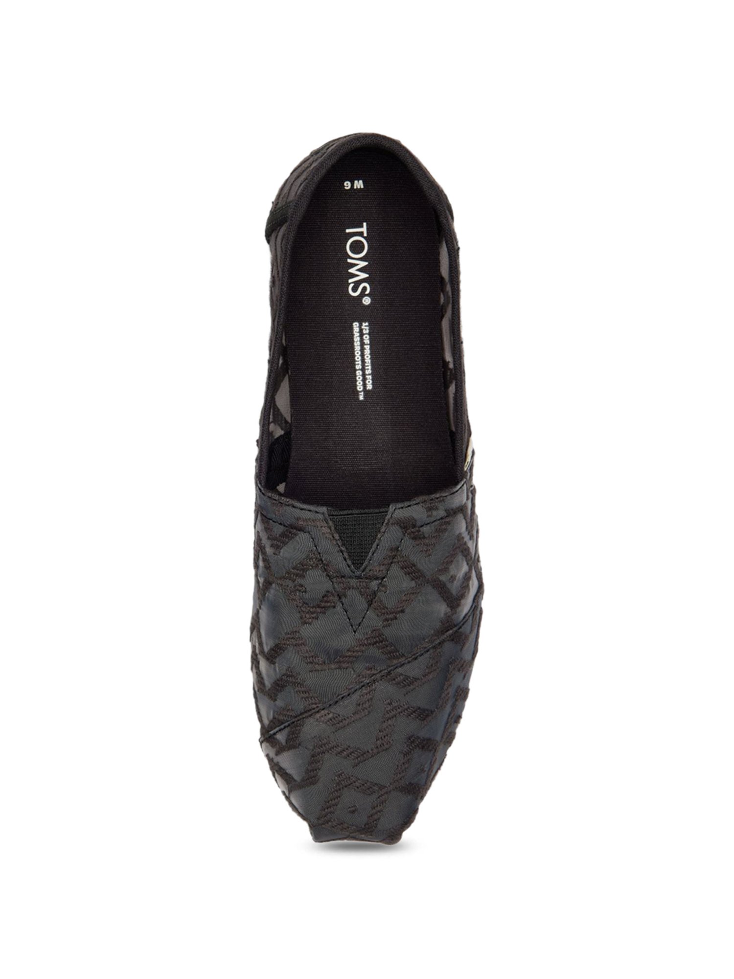 TOMS Women's Alpargata With Cloudbound Black Shoes