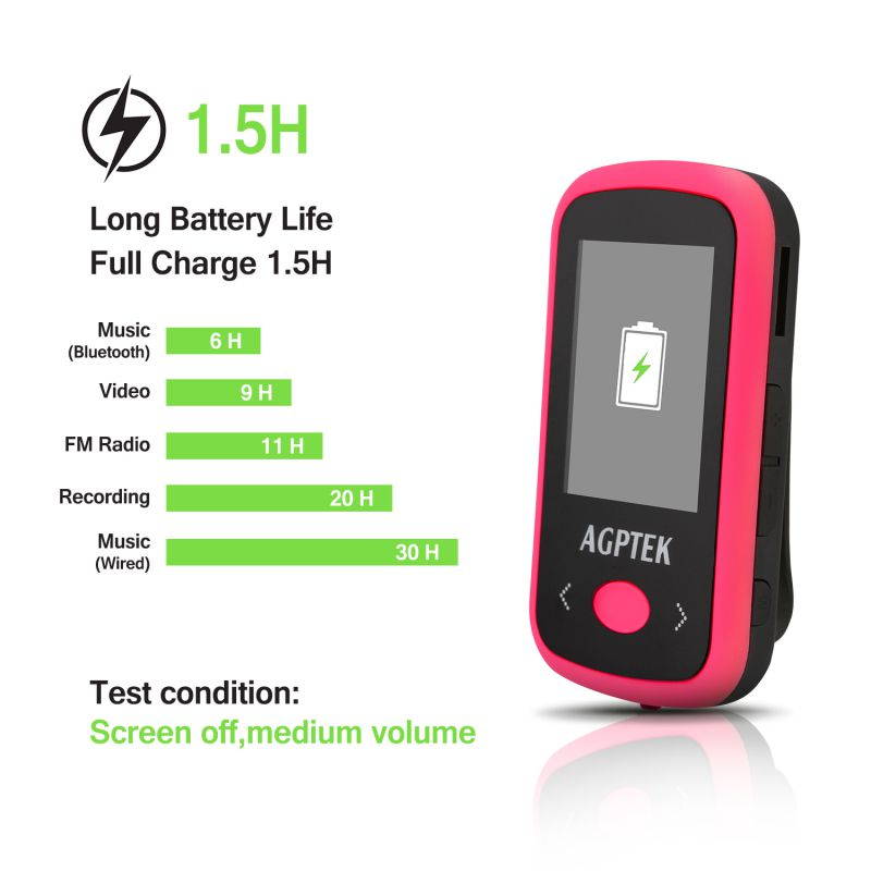 Slick MP518 1.8" LCD Digital Music/Video Player Voice Recorder microSD 4GB