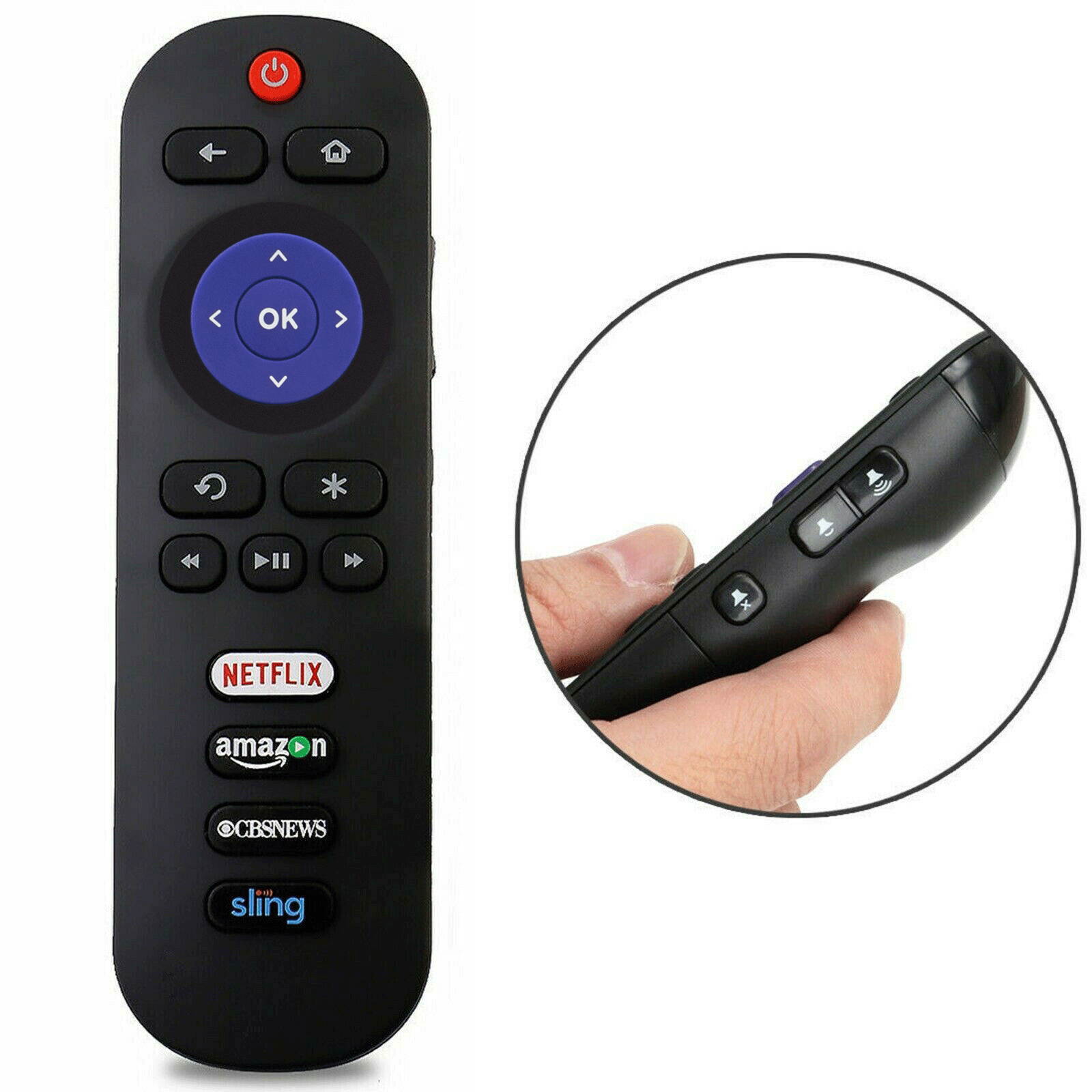 New RC280 Remote for TCL TV Remote Control w Netflix Amazon CBS Sling KEYS