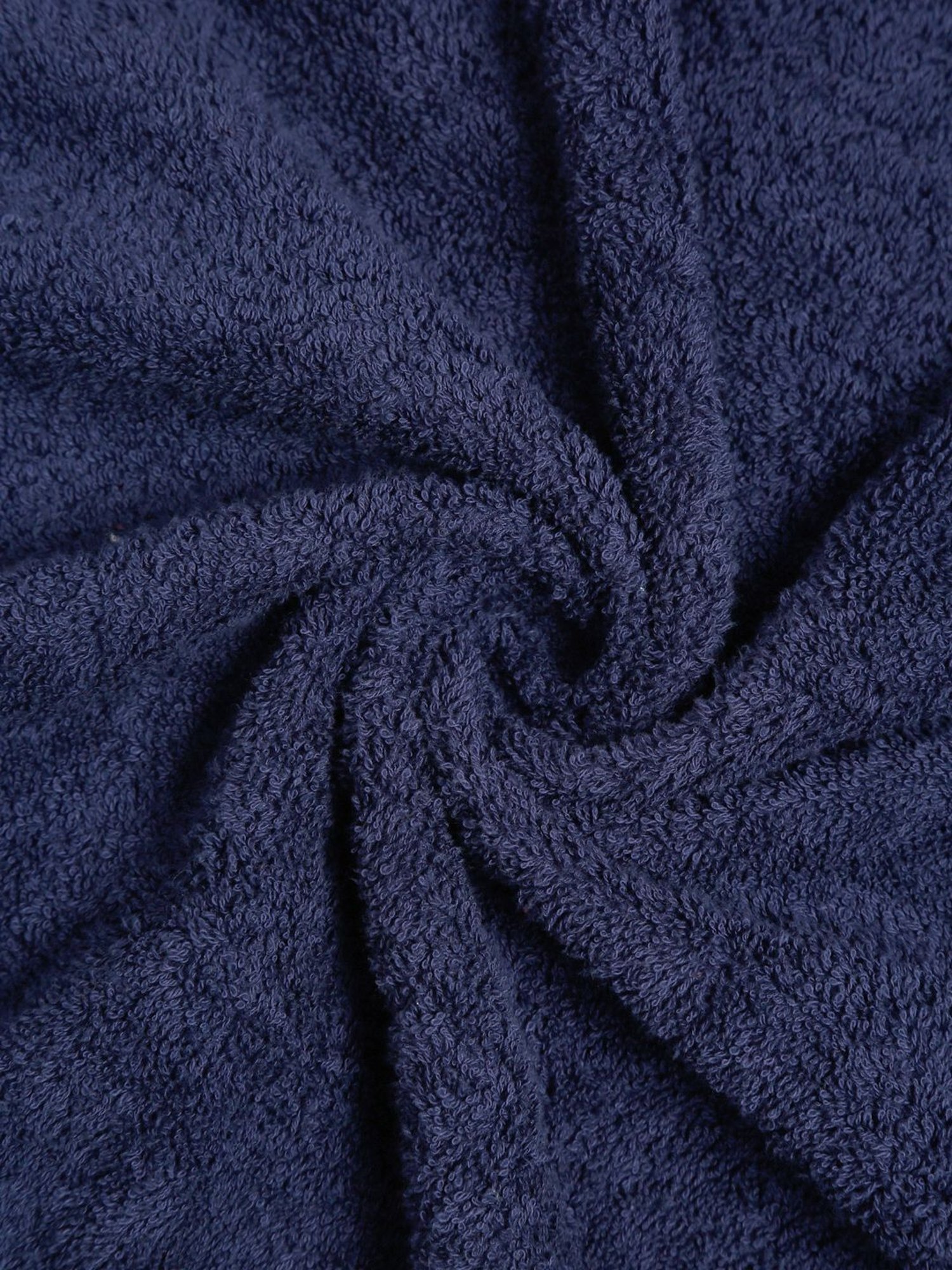 Creeva Sea Green & Navy 525 GSM Cotton Bath Towel Set of 2