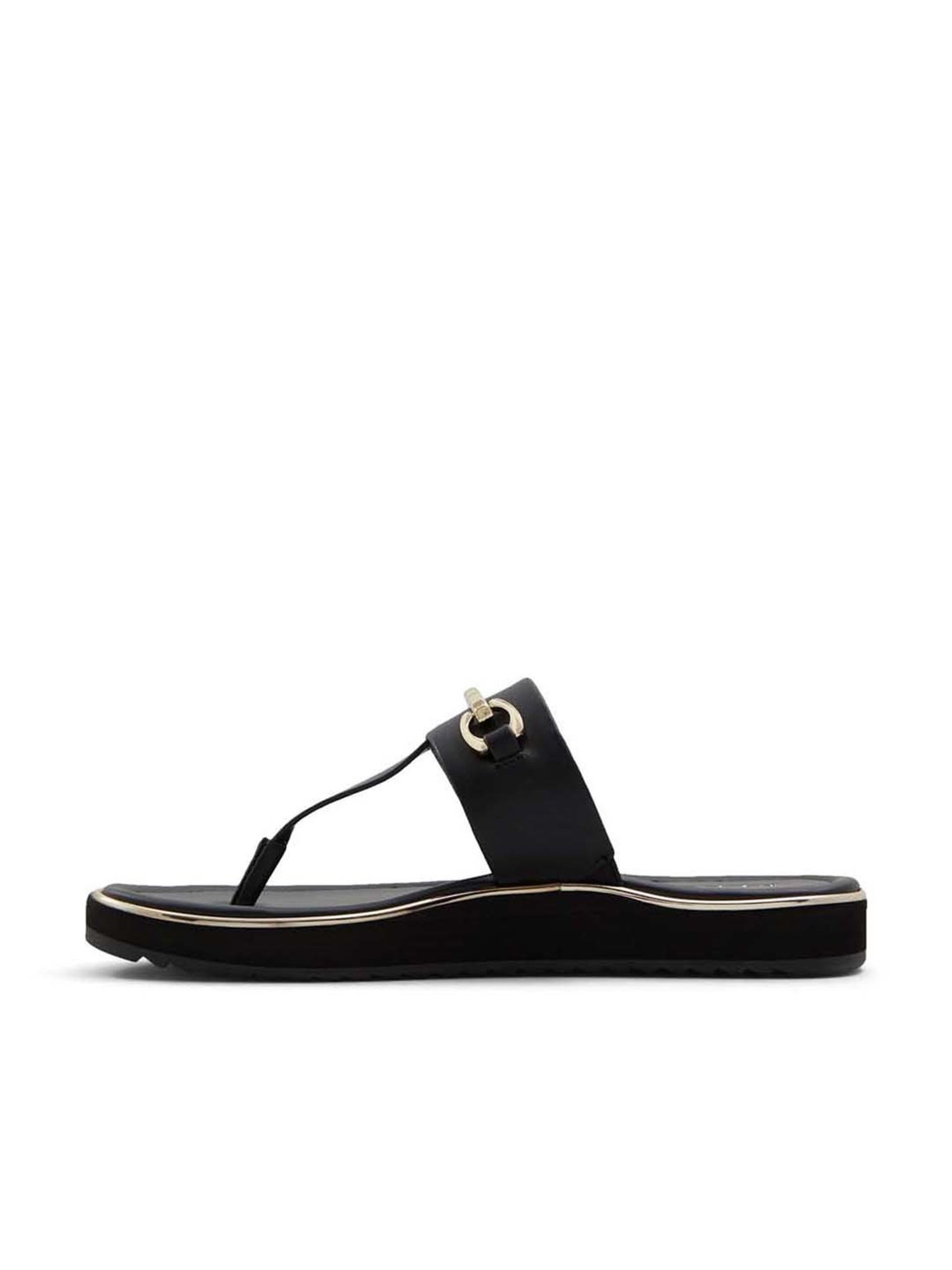 Aldo Women's Deverena Black Thong Sandals