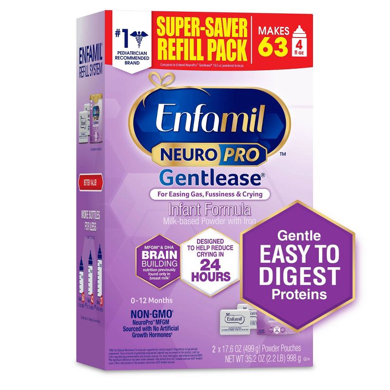 Enfamil NeuroPro Gentlease Formula Powder XL Refill Box - 35.2oz