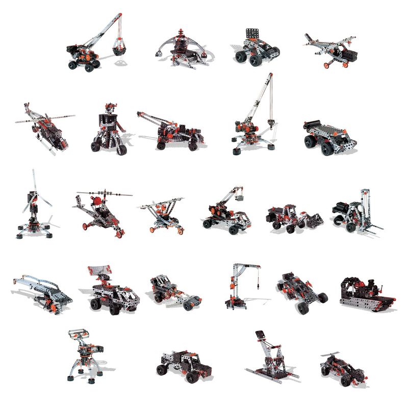 Erector by Meccano Super Construction 25-in-1 Motorized Building Set  STEAM Education Toy