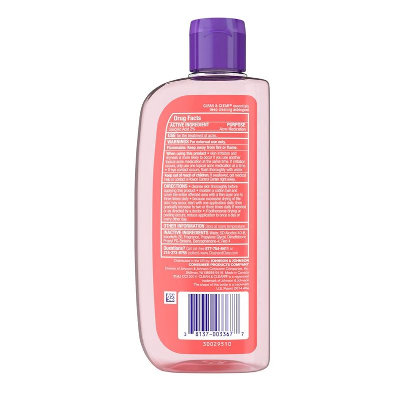 Clean & Clear Essentials Oil-Free Deep Cleaning Astringent - 8 fl oz