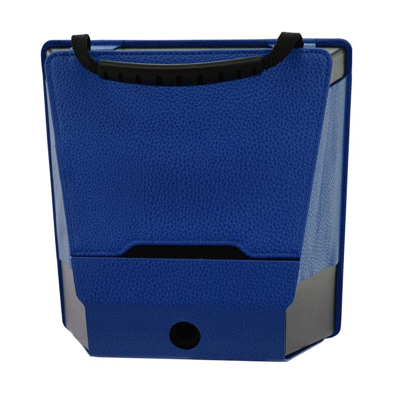 High-quality Leather Case Lightweight Protection Cover Soft Protector with Glass Screen Protector Wipes Handle Mesh Blank Design for Amazon Echo Show Smart Speaker