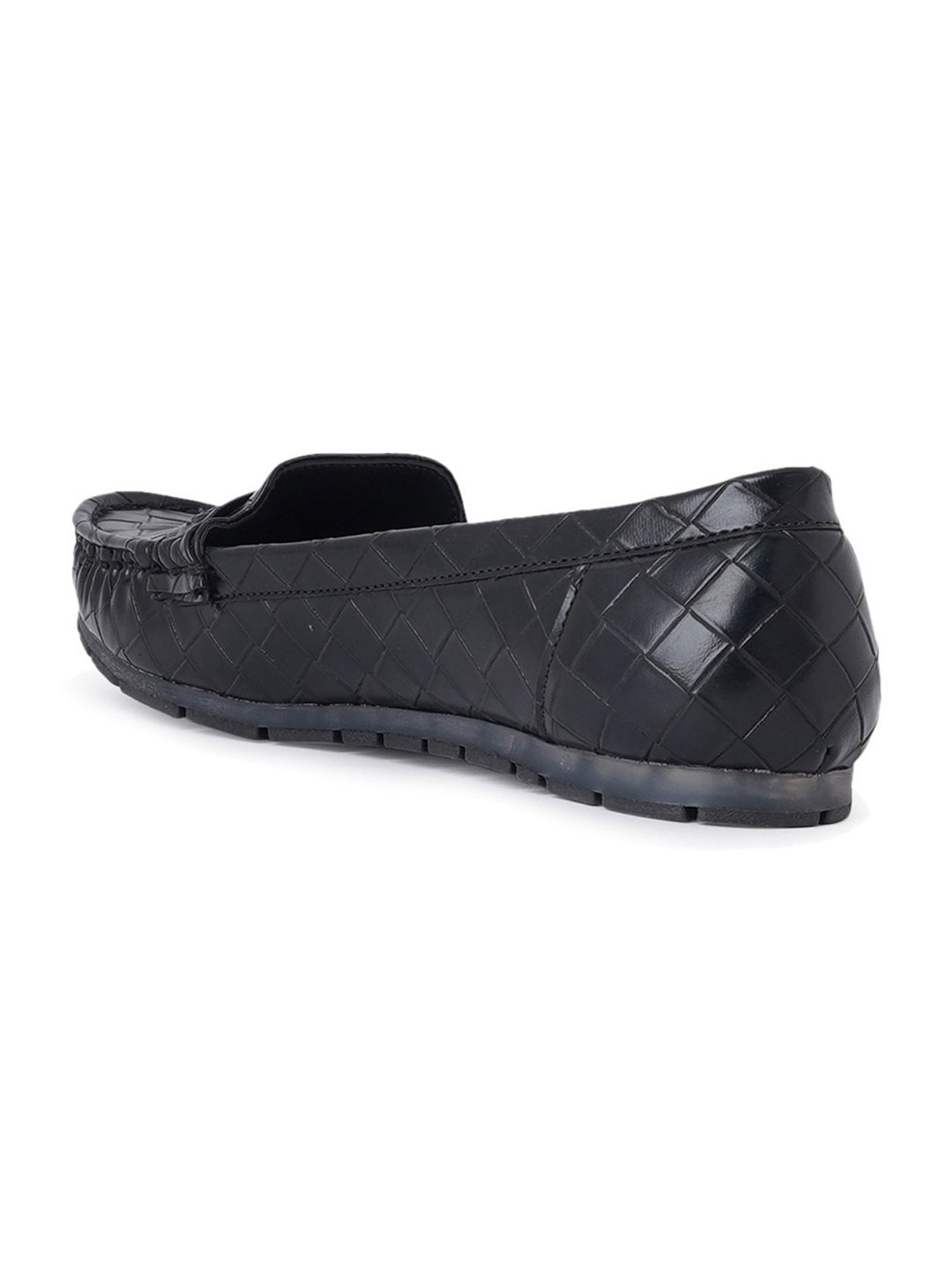 Scentra Women's Black Casual Loafers