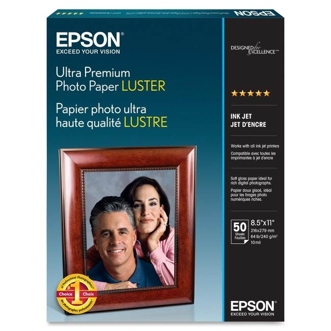 Epson PREMIUM LUSTER PHOTO PAPER LETTER