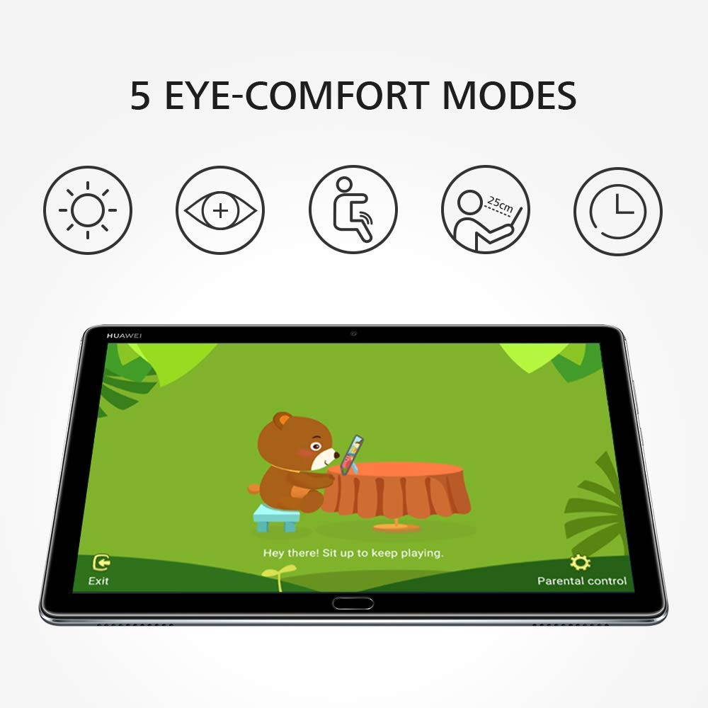 Original Huawei MediaPad M5 Lite Tablet with 10.1" FHD Display, Octa Core, Quick Charge, Quad Harman Kardon-Tuned Speakers, WiFi Only, 4GB+128GB Global Rom Version(US Warranty)