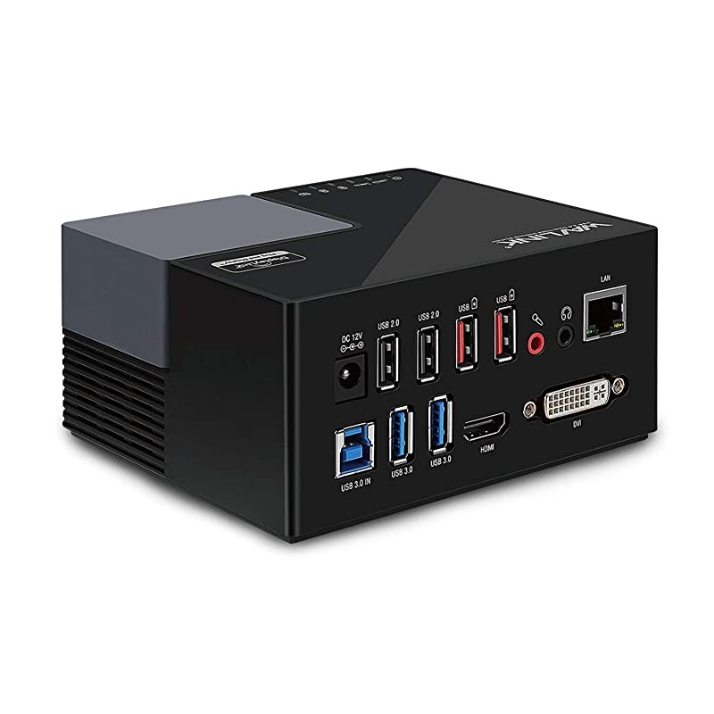 USB 30 Universal Docking Station Dual Video Display HDMI DVI amp VGA Gigabit Ethernet Audio2X USB Charging Port 4 USB Data Ports for Laptop Tablets UltrabookMore Efficient Home Office