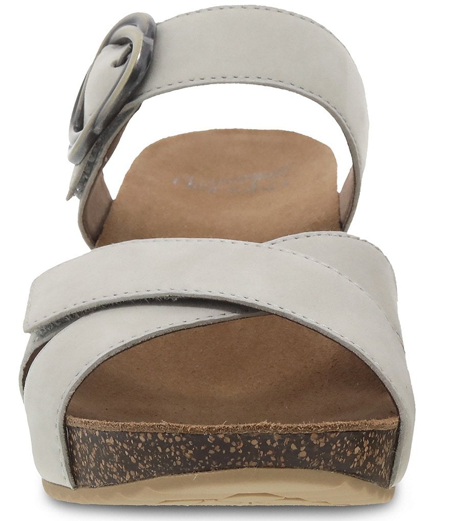 Dansko Susie Leather Slide Wedge Sandals