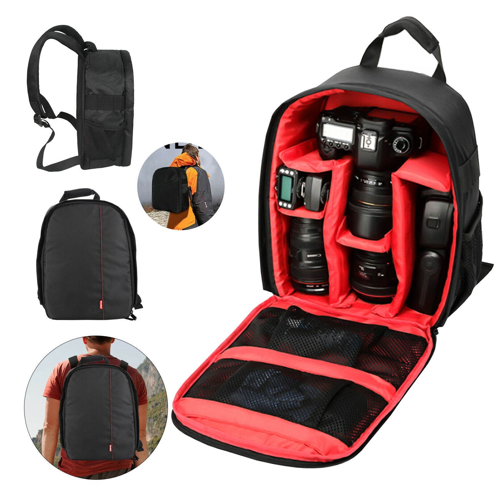 Large Camera Backpack Bag for  Nikon  DSLR  Mirrorless by Altura Photo