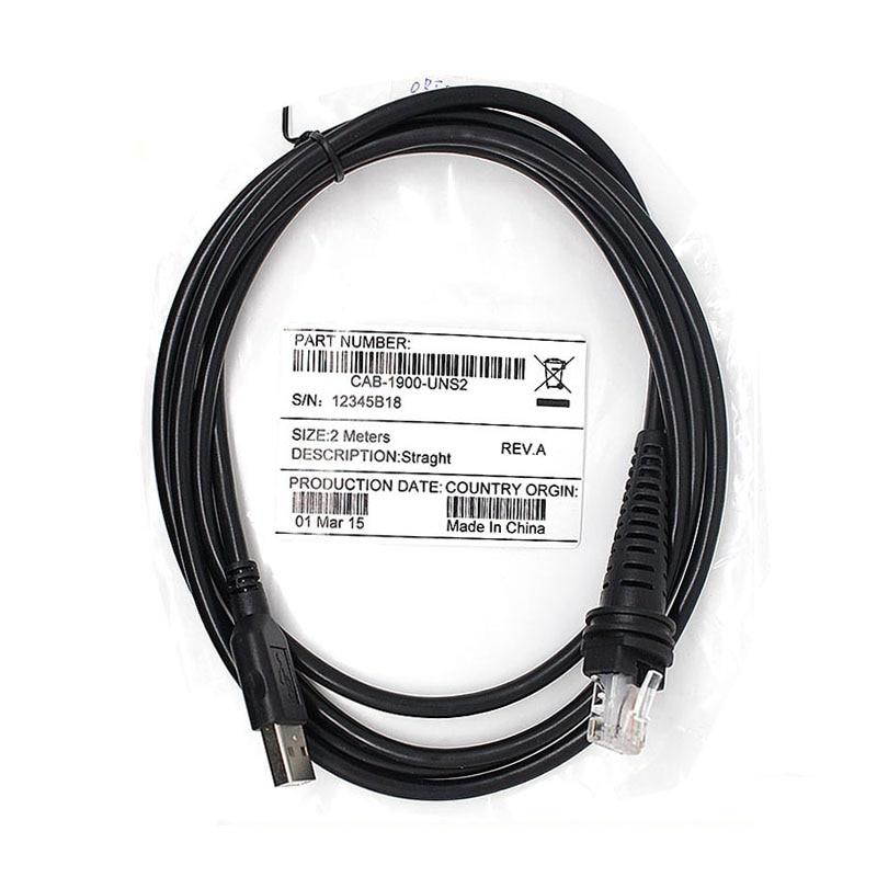 SEEBZ Scanner 1900g 2M Usb Cable For Honeywell 1200g 1202g 1250g 1300g 1900g 1900h 1902 1910 1912 Barcode Scanner Reader