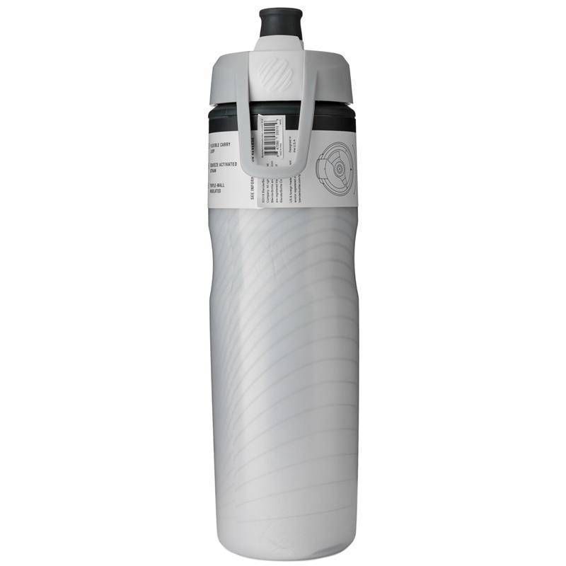BlenderBottle 24oz Halex Insulated Squeeze Water Bottle - Gray