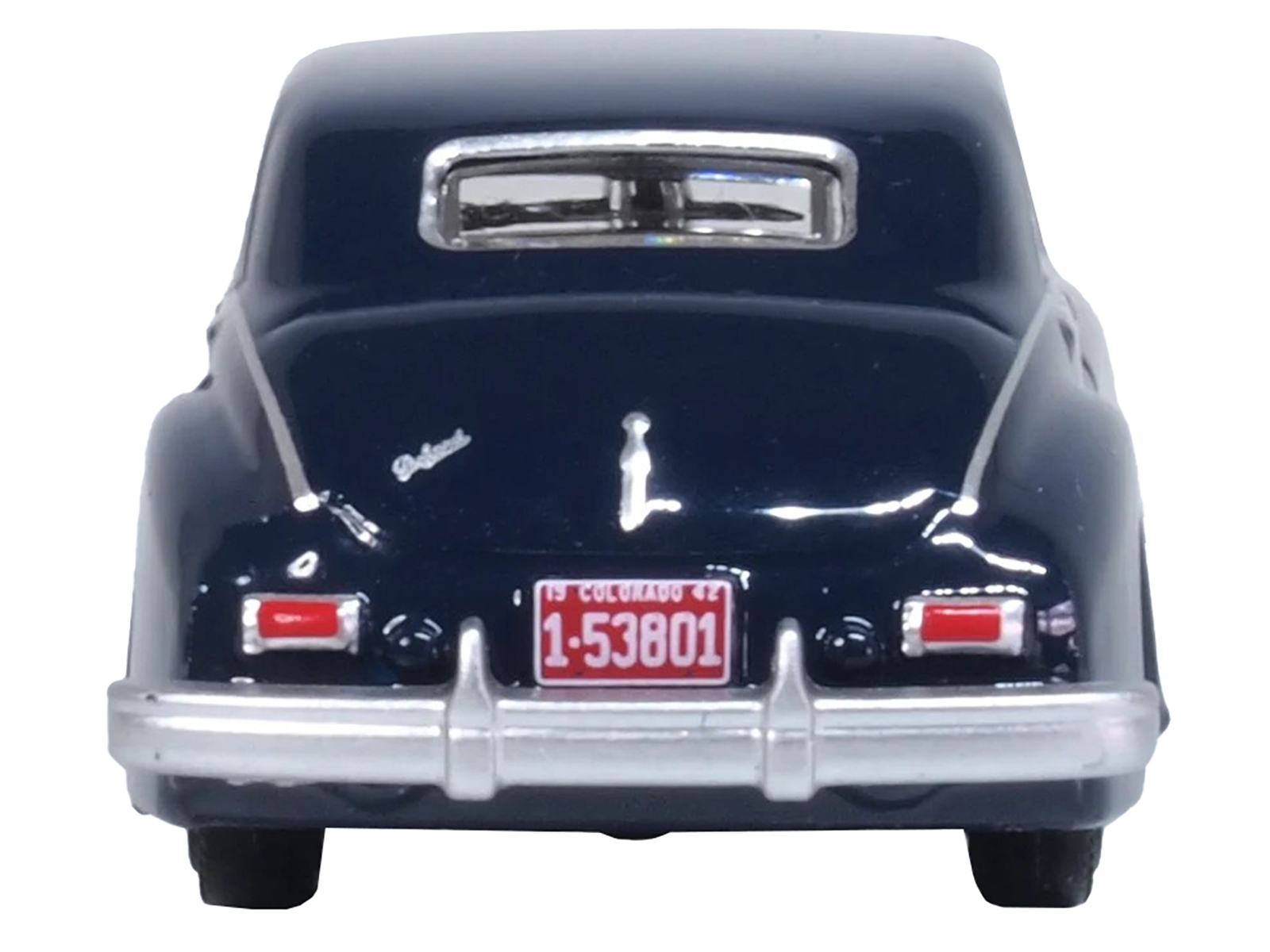 1942 Packard Clipper Touring Sedan Packard Blue 1/87 (HO) Scale Diecast Model Car by Oxford Diecast