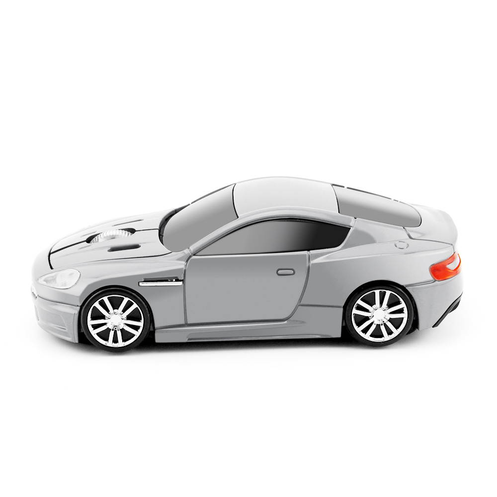 KuWFi Wireless Mouse Cool Sport Car Shape 2.4GHz 1600DPI Optical Cordless Mice with USB Receiver for PC Laptop
