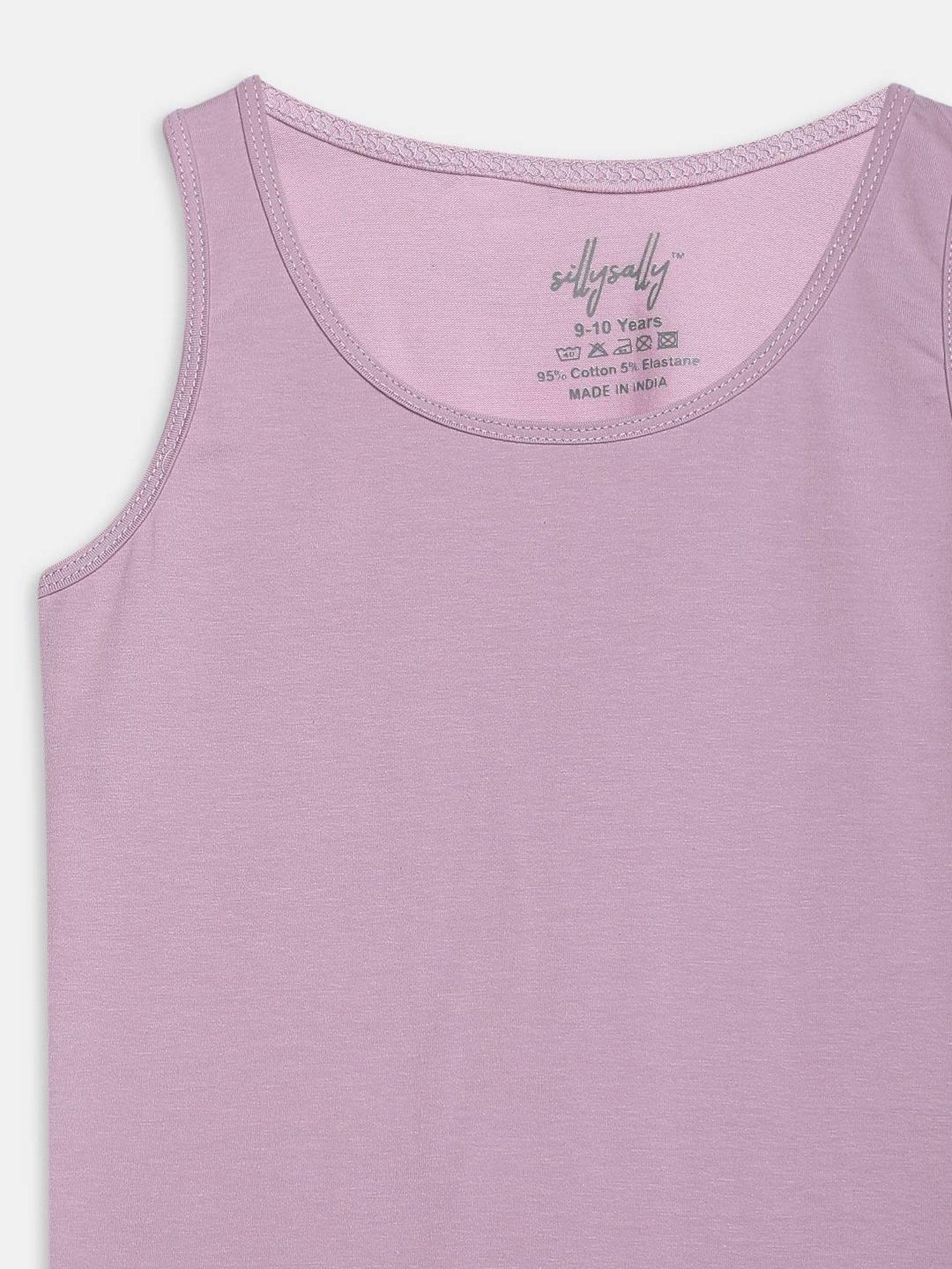 Sillysally Kids Pruple & Green Regular Fit Vest