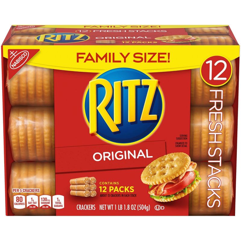 Ritz Original Crackers - Fresh Stacks, Family Size - 17.8oz