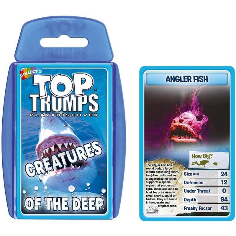 Top Trumps Sea Life Top Trumps Card Game Bundle | Fish | Sharks | Creatures of the Deep