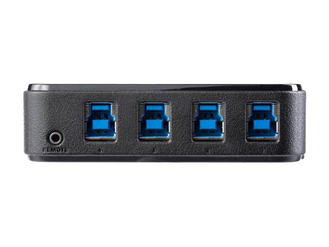 StarTech HBS304A24A USB 3.0 Peripheral Sharing Switch - 4 USB 3.0 x 4 Computers - Mac / Windows / Linux - USB A/B Switch -  USB Switch