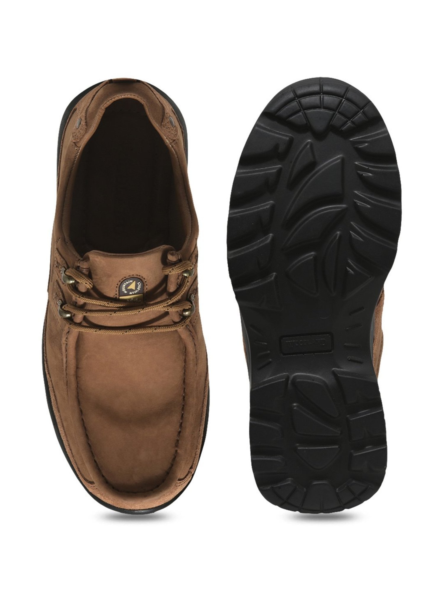 Woodland Men's Brown Derby Shoes