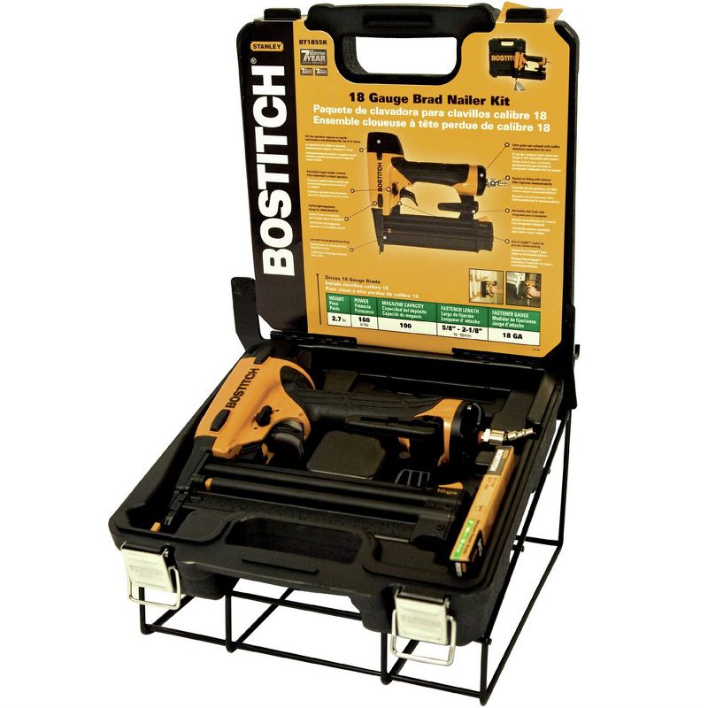 Bostitch U/BT1855K 18-Gauge 2-1/8 in. Oil-Free Brad Nailer Kit
