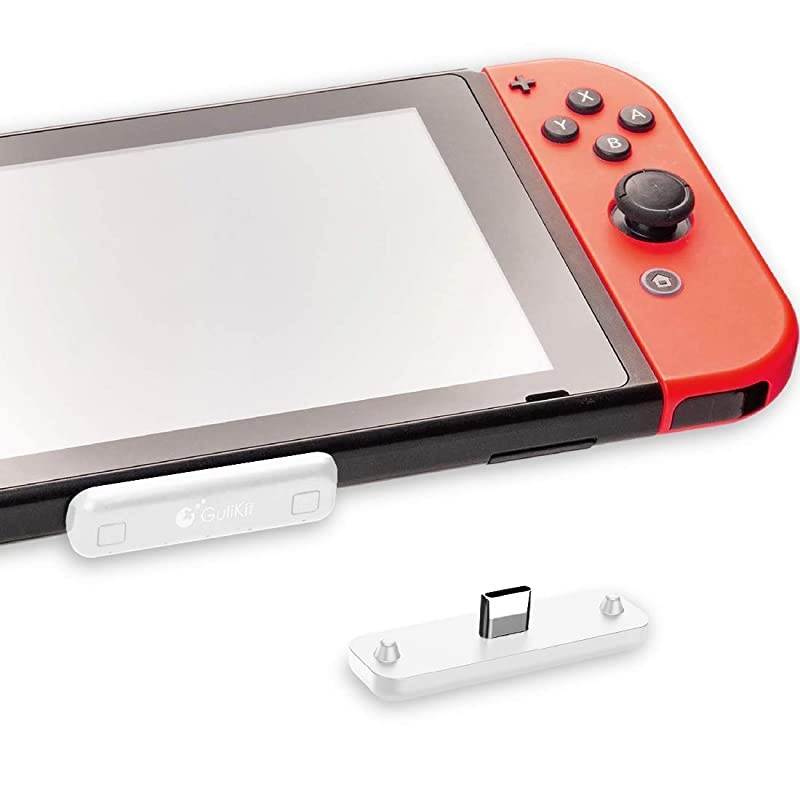 Switch amp Switch Lite Bluetooth Adapter PS4 PC APTX Low Latency Wireless Transmitter Receiver with AB Dual Paring for Airpods QC35 etc Bluetooth Headphone SpeakersWhite