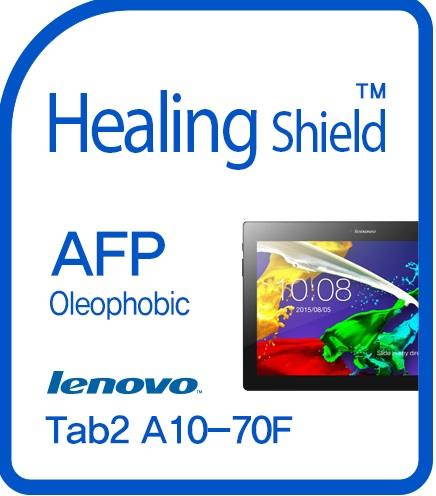 Healingshield Screen Protector Oleophobic AFP Clear Film for Lenovo Tablet Tab2 A10-70F [Front 1pc]