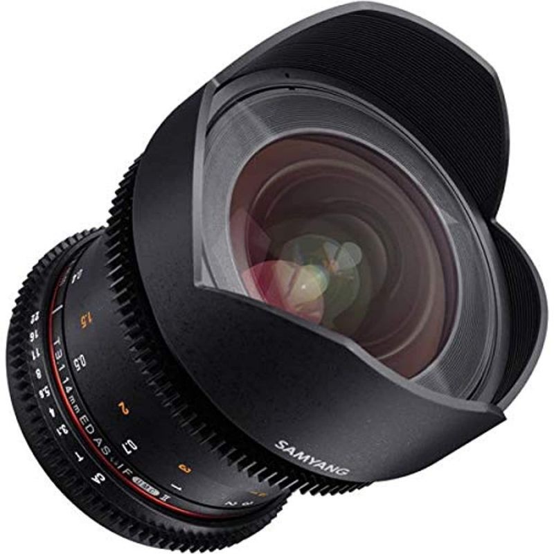 Samyang SYDS14M-C VDSLR II 14mm T3.1 Wide-Angle Cine Lens for Canon EF Cameras