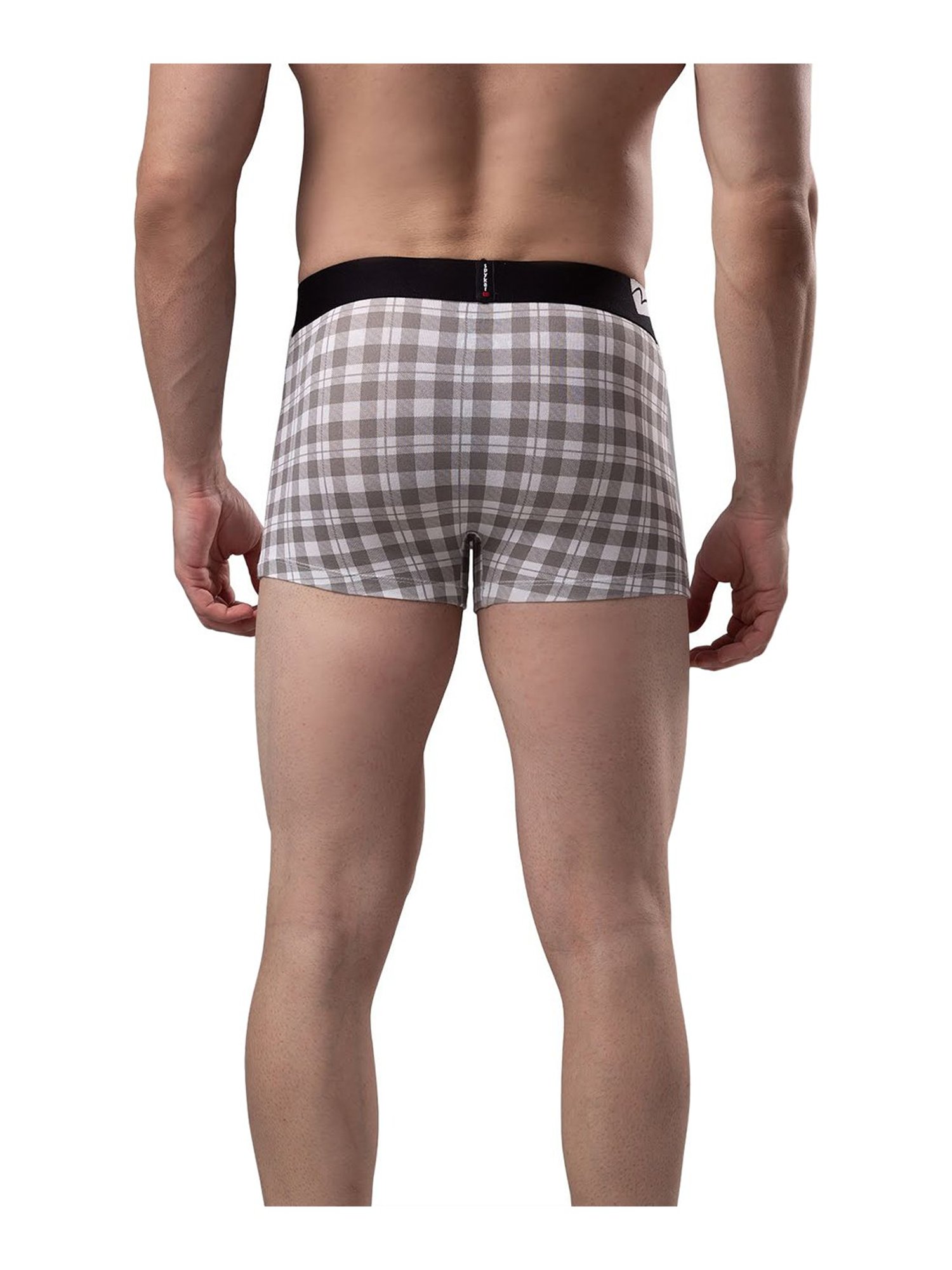 UnderJeans by Spykar Multicolor Check Trunks