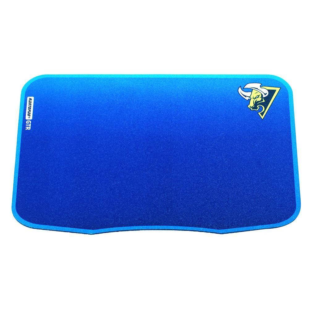 Rantopad GTR Plastic Gaming Mousepad - Anti-slip, Smooth & Durable Frosted Matte Carbon Resin Surface, Pro Gaming Essential, Made for Optical Mice, Large Size 13.8x9.5x0.09 in - Blue