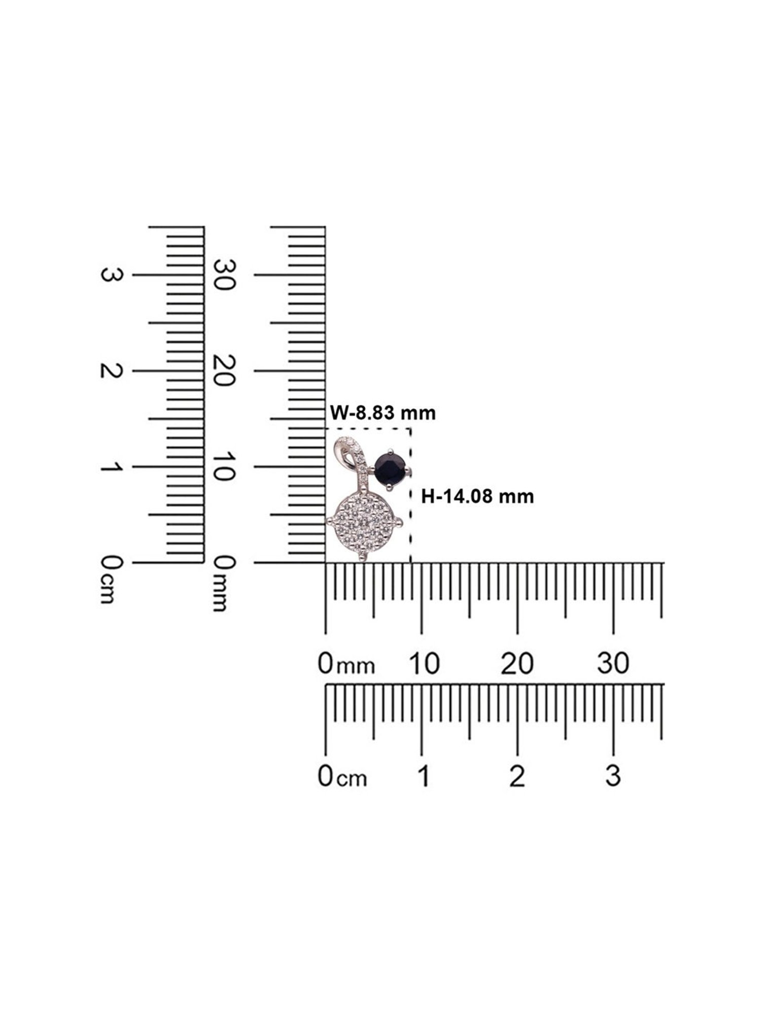 C.Krishniah Chetty 18k White Gold & Diamond Stud Earrings for Women