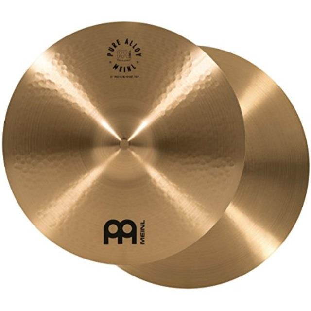 meinl 15" medium hihat hi hat cymbal pair  pure alloy traditional  made in germany, 2year warranty pa15mh