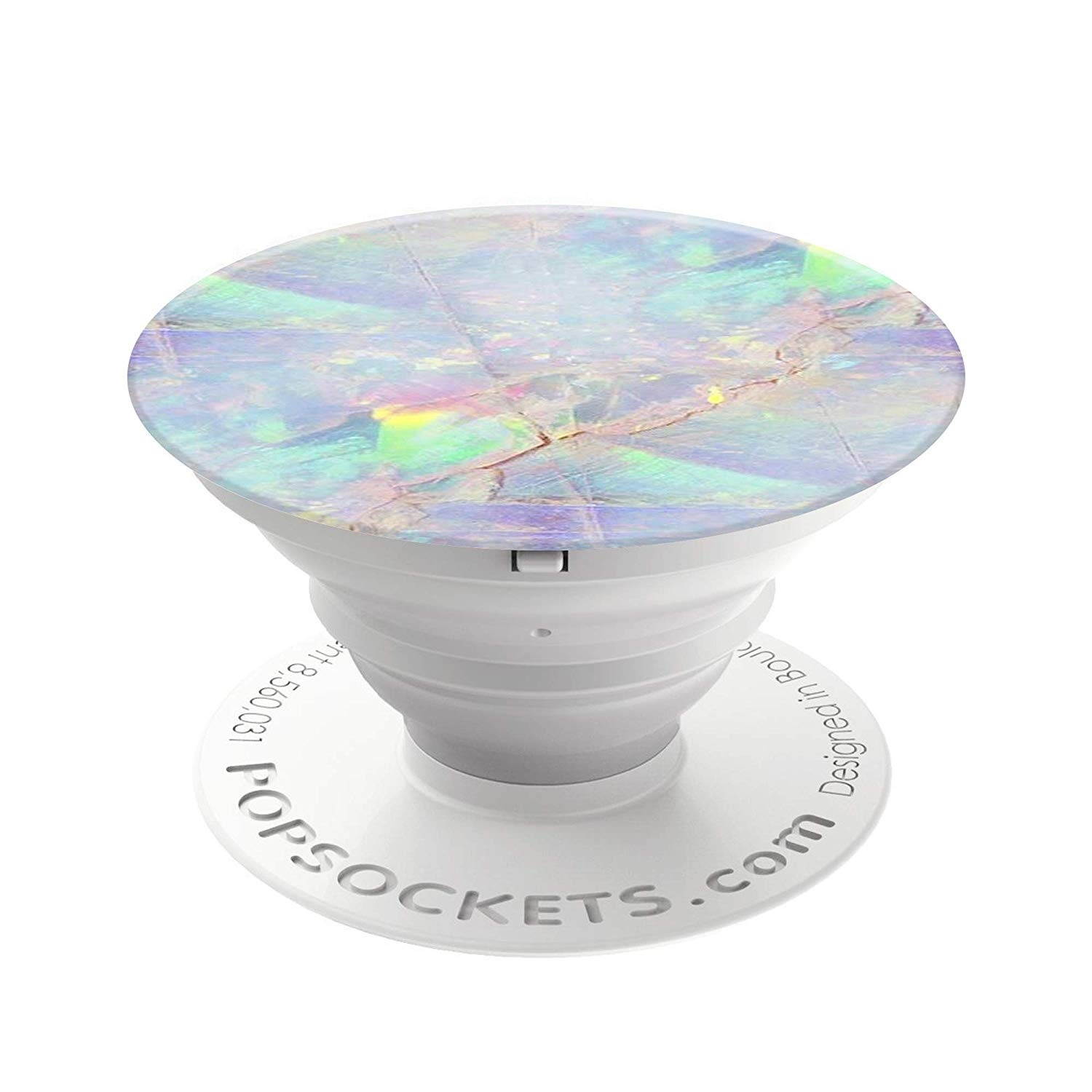 popsockets popgrip: swappable grip for phones & tablets  opal
