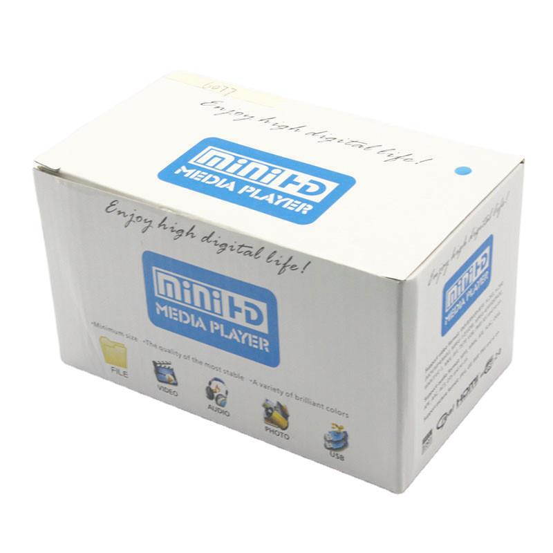 MINI 1080P Full HD Media USB HDD SD/MMC Card Player Box, US Plug(Silver)