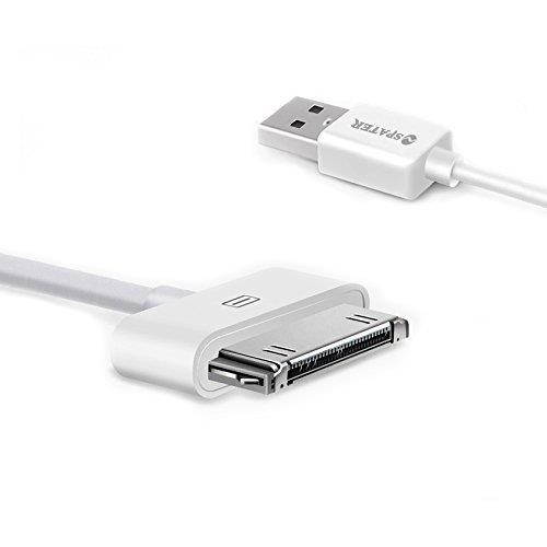 iPhone 4s Cable, 30-Pin USB Sync and Charging Data Cable for iPhone 4/4S/3G/3GS, iPad 1/2/3, and iPod (5'/1.5 Meter) - Pack of 2
