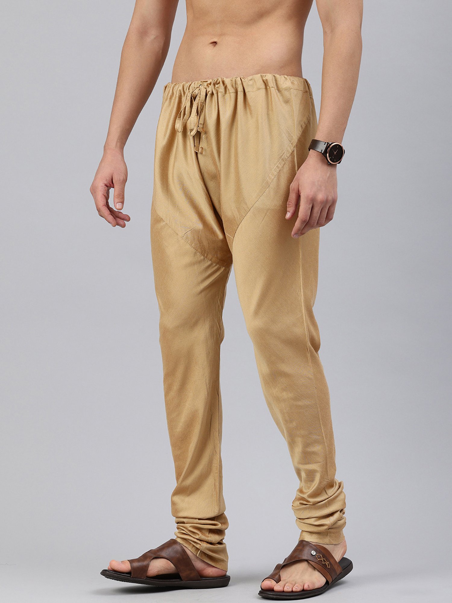 Manthan Brown Regular Fit Churidars