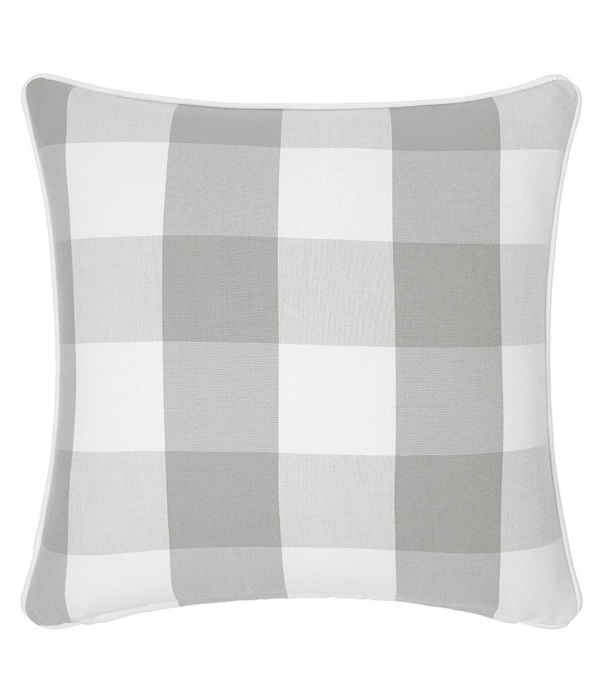 Rose Tree Julianne Embroidered Frame Square Pillow