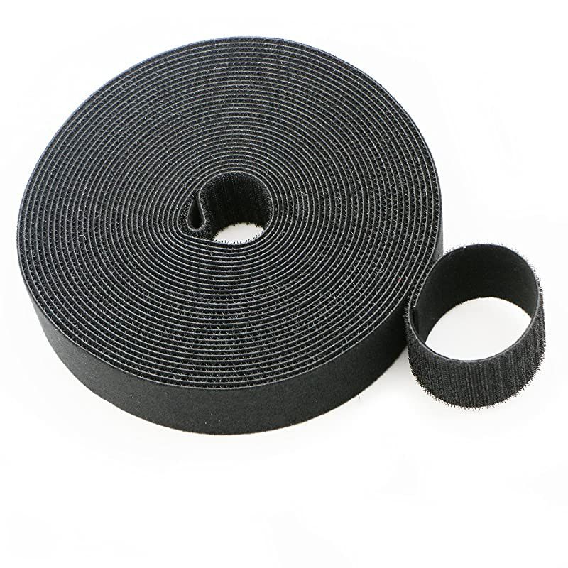 fastening tape Cable Tie Double Side Nylon Power Wire Management 15Inch 1 Roll Hook 10 Yards 15 Inch Style 1