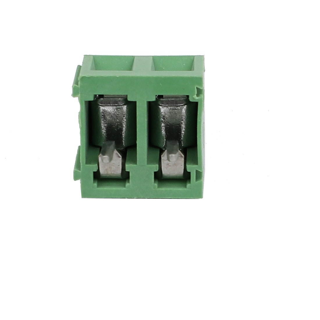 19pcs 300V 10A 5.08mm Pitch 2P Green Spring Terminal Block for PCB Mounting
