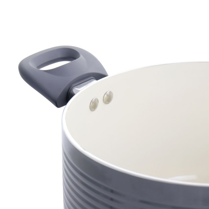 Meyer Corporation Anolon Nouvelle Copper Luxe Hard-Anodized Nonstick Casserole, 4-Quart, Onyx