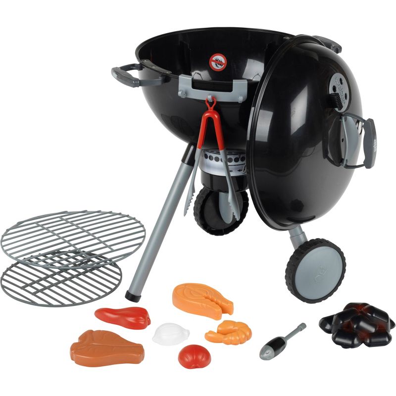 Theo Klein Weber Kettle Barbecue One Touch with Light & Sound, Black