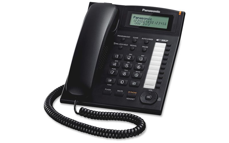 Panasonic KX-TS880-B Standard Phone - Speakerphone