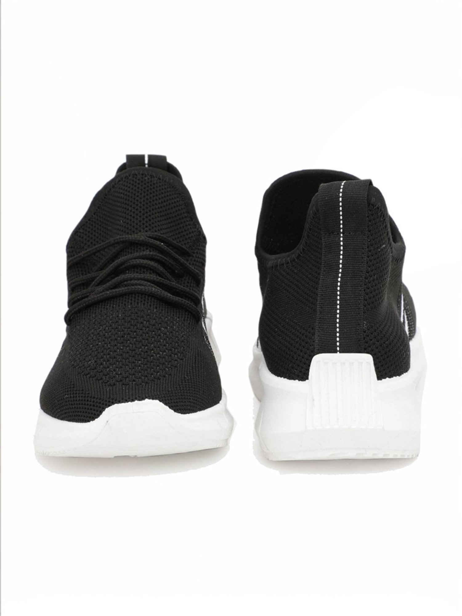 Rapid Box Men's Black Running Shoes