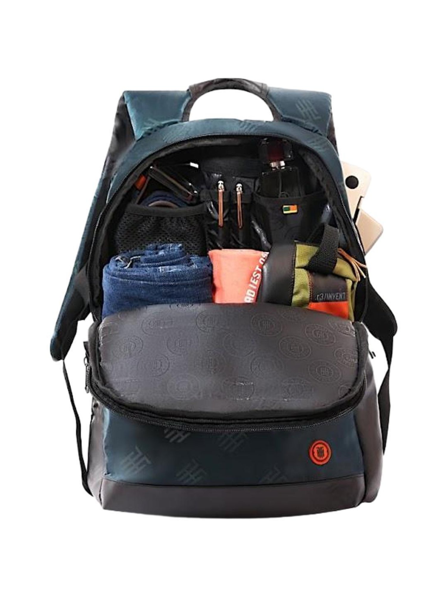 THE HOLISTIK Nomad 18.72 Ltrs Turquoise & Black Large Laptop Backpack