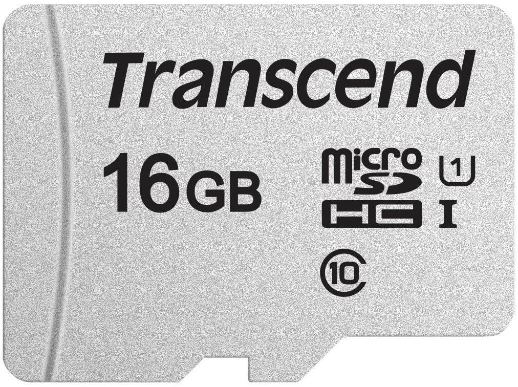 TRANSCEND INFORMATION TS16GUSD300S 16GB UHS-I U1 MICROSD W/O ADAPTER