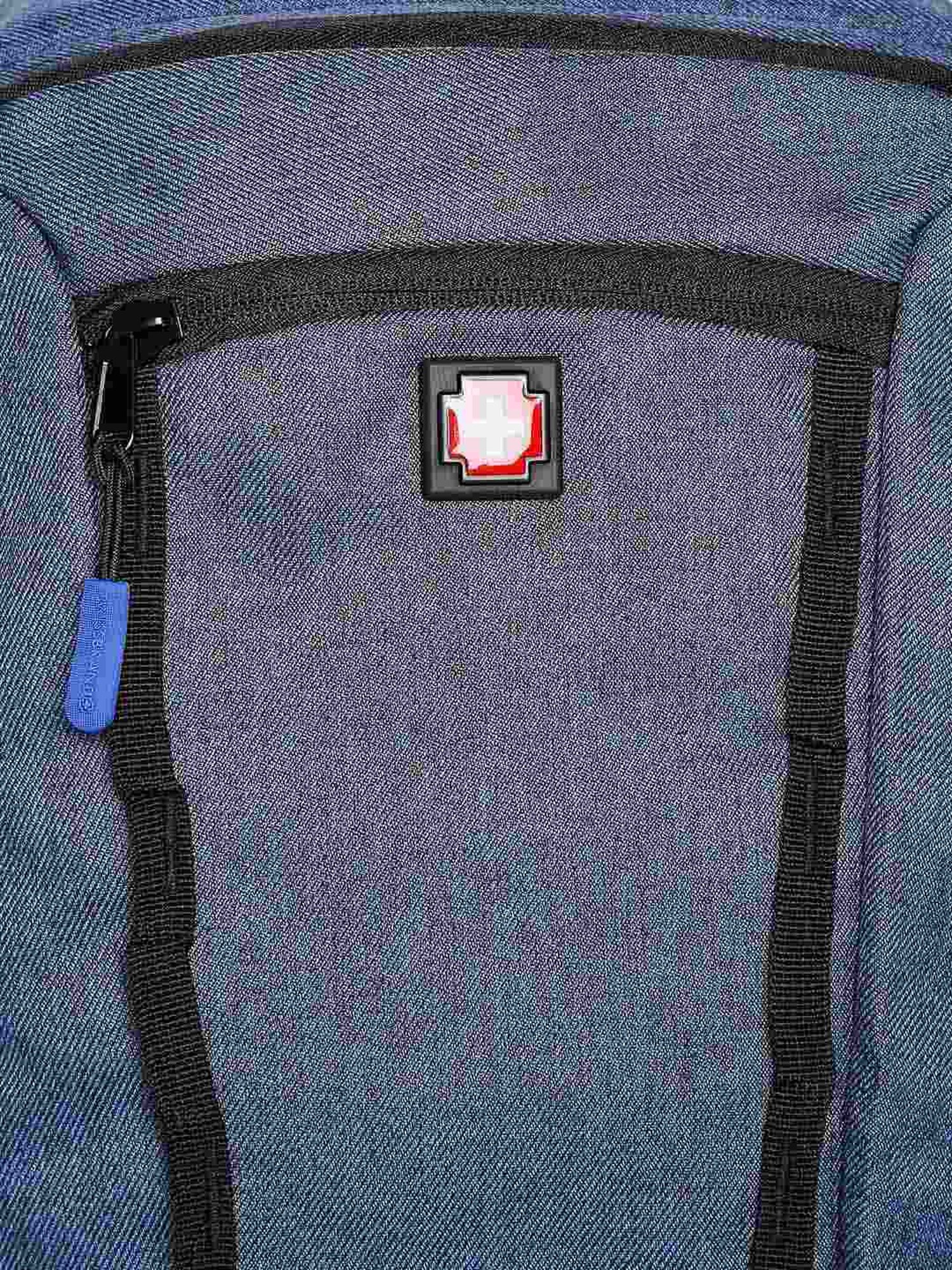 Swiss Brand Calgary Blue Medium Laptop Backpack