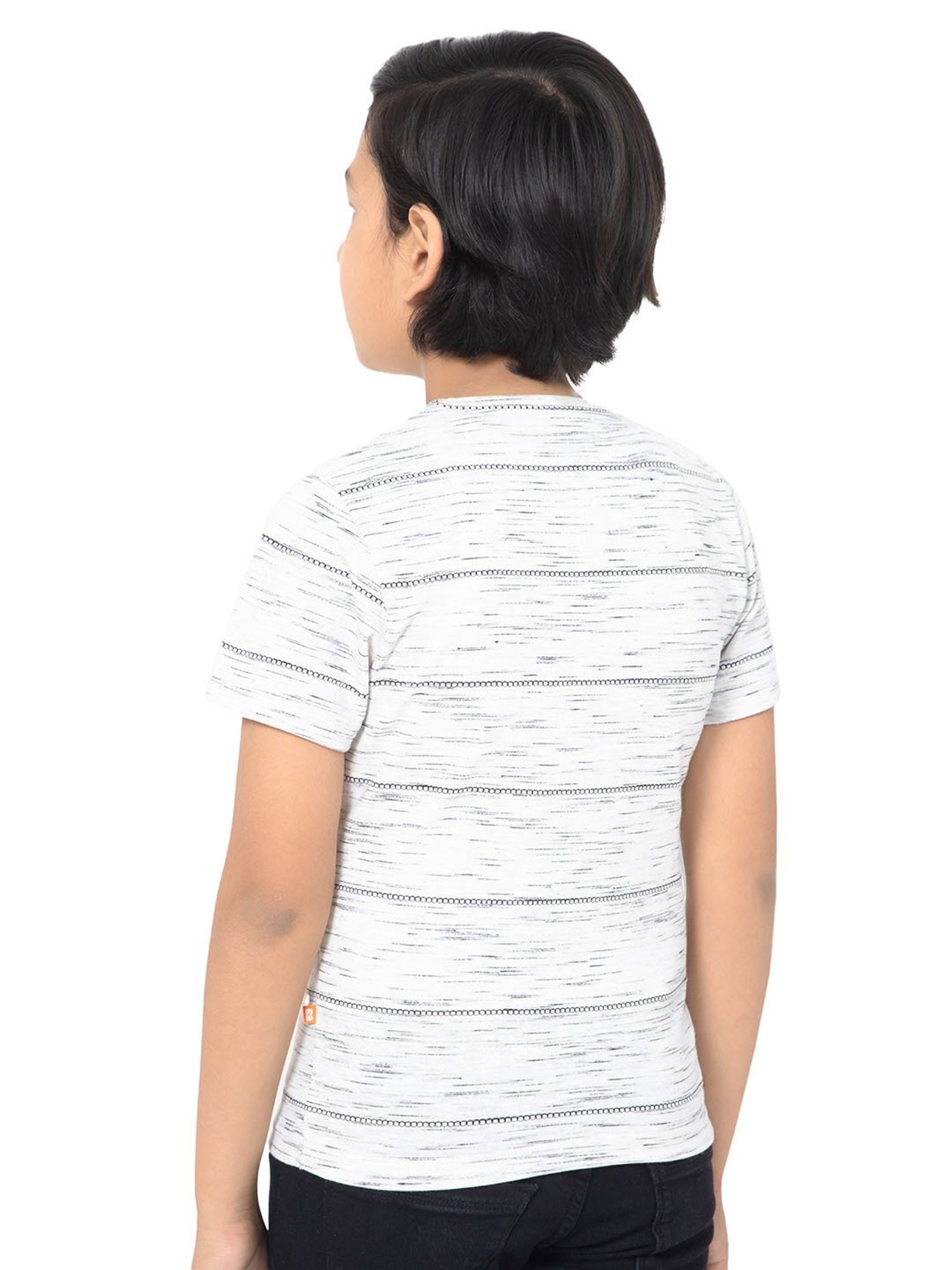 Bodycare Kids Off White Printed T-Shirt